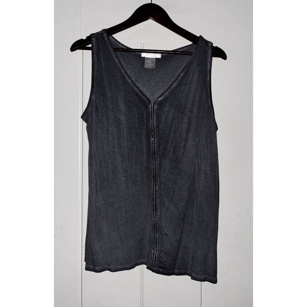 Lascana By Venus Sleeveless Women V-Neck Tank Top L‎ Summer Travel Beach Walk